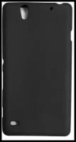 Чехол силиконовый для Sony Xperia C4, E5303, черный