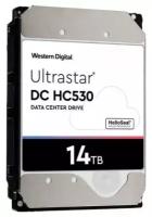 Жесткий диск HDD 3.5" 14Tb, SAS, Western Digital, 512Mb, 7200rpm Ultrastar DC HC530 (WUH721414AL5204), (0F31052)