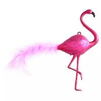 Елочная игрушка Kaemingk Фламинго, 027425, розовый