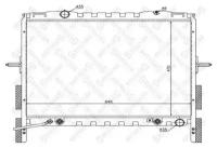 10-26494-SX_радиатор системы охлаждения! АКПП KIA Sorento 2.4i 16V/3.5i 24V/2.5CRDi 02-04 STELLOX 1026494SX | цена за 1 шт