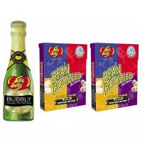 Конфеты Jelly Belly бутылка со вкусом Champagne 42 гр. + Ассорти Bean Boozled 45 гр. (3 шт.)