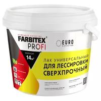 Лак Farbitex для лессировки универсальный сверхпрочный алкидно-акриловый бесцветный 3 л