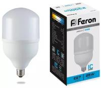 Лампа светодиодная Feron E27 25W 6400K Цилиндр Матовая LB-65 25887