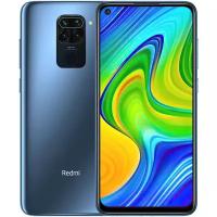 Смартфон Xiaomi Redmi Note 9 3/64 ГБ RU, Dual nano SIM, полуночный серый