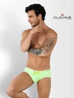 Мужские плавки салатовые Clever Moda TROPIC PARTY SWIMSUIT BRIEF 096610 XL (50)