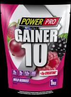 Гейнер POWER PRO Gainer 10 (1000 г) лесная ягода