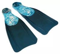 Ласты резиновые для плавания «Дельфин», длина стопы 22,5-23,5 см, р. 35-37