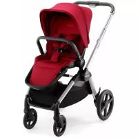 Коляска 2 в 1 Recaro Celona, шасси Silver, расцветка Select Garnet Red