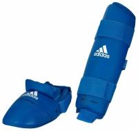 Защита голени и стопы WKF Shin & Removable Foot синяя (размер M)