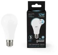 Светодиодная лампочка Gauss A60 Dimmable 4100K (12 Вт, E27) (102502212-S)