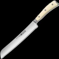 Кухонный нож для хлеба Wuesthof 20 см, кованая молибден-ванадиевая нержавеющая сталь X50CrMoV15, 1040431020