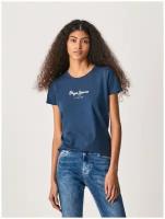 Футболка Pepe Jeans, размер XS, синий