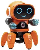 Интерактивная игрушка танцующий робот Robot Bot Pioneer, цвет оранжевый