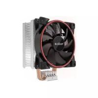 PCCooler GI-X3R V2 Кулер S775/115X/20XX/AM2/AM3/AM4 (24 шт/кор, TDP 125W, вент-р 120мм с PWM, 3 тепловые трубки 6мм, красная LED подсветка, 1000-1800RPM, 26.5dBa)