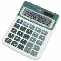 Калькулятор настольный КОМПАКТНЫЙ Milan 40925BL 12-разрядный белый/синий