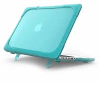 Защитный чехол для Apple MacBook Air 13" (A1369, A1466), G-Net Toughshell Hardcase, голубой
