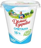 Сметана Домик в деревне 15%