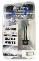 Газонаполненные лампы AVS ALFAS Pure-White 6000К H7 12V 85W, комплект 2+2 (T-10) шт