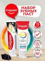 Набор зубной пасты Colgate Total Глубокое очищение + Профессиональная Чистка по 75 мл