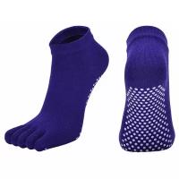 Носки противоскользящие с пальцами Yoga Socks для йоги фитнеса и пилатеса