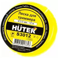 Леска Huter S3012 (Звезда) диаметр 3мм, 12 метров