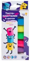 Тесто-пластилин, Genio kids (набор для лепки, 6 цветов, TA1090)