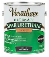 Лак Varathane Spar Urethane Oil-Based полуматовый алкидно-уретановый прозрачный 3.78 л