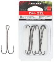 Крючки Select двойные double hook DH-22L #5/0 (3шт в упаковке)