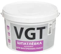 Шпатлевка VGT, акриловая, для внутренних работ, 18 кг