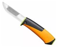 Нож Fiskars для тяжелых работ с точилкой