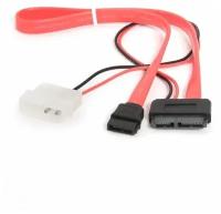 Кабель SATA Cablexpert, Molex - SATA - miniSATA, 0.35м (CC-SATA-C2)