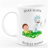 Кружка Рик и Морти в портале