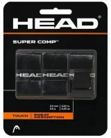 Овергрип Head Super Comp (черный) 285088-BK, 0.5 мм, 3 шт, черный