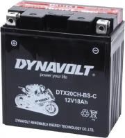 Аккумулятор Dynavolt DTX20CH-BS-C, 12V, AGM