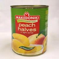 Персики консервированные (половинки) в сиропе, Греция, ж/б, 850г