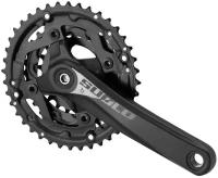 Система Prowheel Suolo-901, 3х9 скоростей, 22-30-40T, 175 мм, черная, MTB