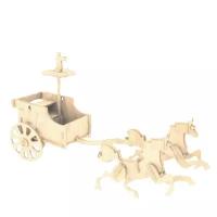 Сборная модель Мир деревянных игрушек Боевая колесница (П094)