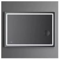 Зеркало с контурной подсветкой AM.PM Hit M93AMOX1003WG 100 см, универсальное, с часами и косметическим зеркалом, LED