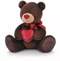 Медведь Choco с сердцем, 50 см, ORANGE TOYS