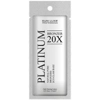 Крем для загара в солярий sun luxe platinum bronzer 20x (15 мл)