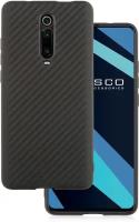 Силиконовый чехол ROSCO для Xiaomi Mi 9T, Mi 9T Pro, Xiaomi Redmi K20 и K20 Pro (Сяоми Ми 9Т, Ксиаоми Редми К20 и К20 Про) с текстурой карбон, черный