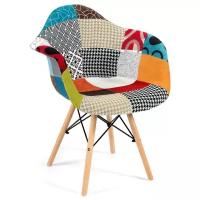 Комплект стульев TetChair Tolix-Eames Cindy soft (101), массив дерева/текстиль, 4 шт., цвет: мультицвет