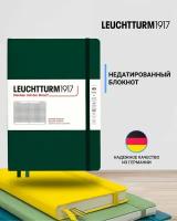 Блокнот Leuchtturm1917 Natural Colors A5 (14.5x21см.) 80г/м2 - 251стр. в клетку, твердая обложка, цвет: зеленый лес