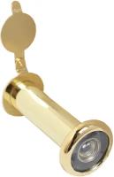 Глазок дверной для дверей 50-75 мм аллюр ГД-3 БШт, диаметр 14 мм, цвет золото
