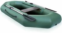Лодка ПВХ "Компакт-220N"- натяжное дно (зеленый цвет) упаковка-мешок оксфорд