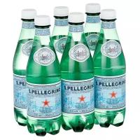 Вода минеральная San Pellegrino (Сан Пеллегрино) 6 шт по 0,5 л, пэт