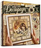 Danko Toys Набор для творчества "Decoupage Clock. Часы Котята" DKC0103