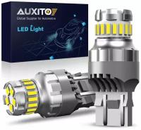 Светодиодная лампа AUXITO T20 7443 W21/5W цоколь W3x16q 2шт двухконтактная 6500К белый свет LED автомобильная