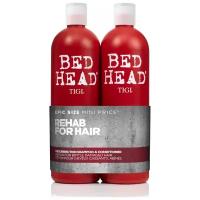 TIGI Bed Head Urban Anti+dotes Resurrection - Восстанавливающий Шампунь и Кондиционер для сильно поврежденных волос, уровень 3, 2*750 мл