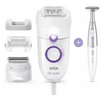 Эпилятор Braun Silk-epil 5 Series 5-825P с триммером White Purple